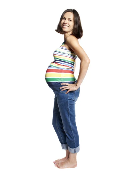 Hamile bir kadının portresi. — Stok fotoğraf