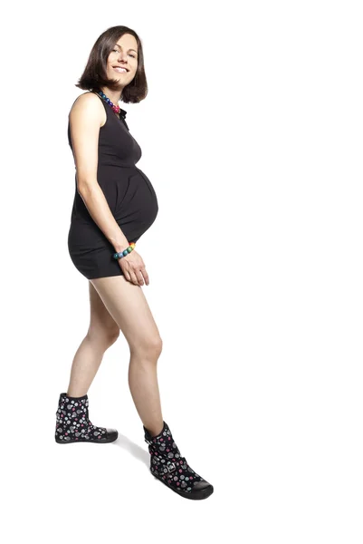 Ritratto di una donna incinta — Foto Stock