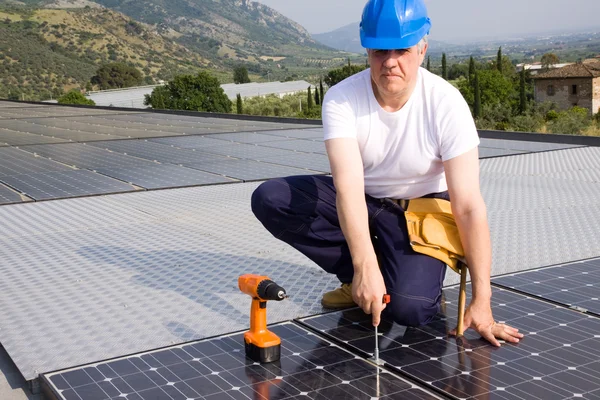 Güneş enerjisi — Stok fotoğraf