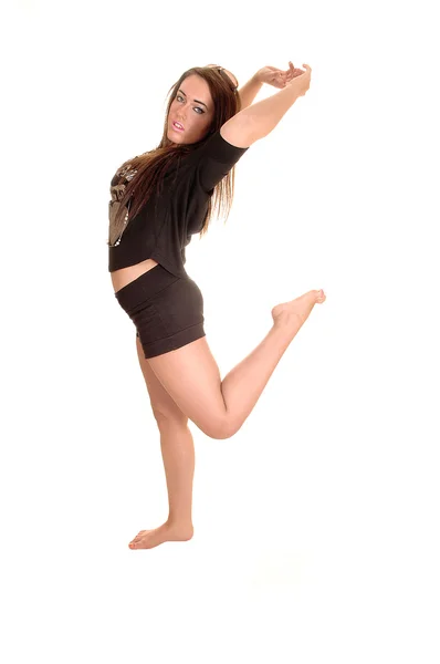 Žena gymnastické. — Stock fotografie