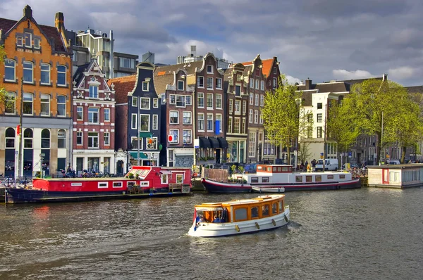 Vista clássica de Amsterdam — Fotografia de Stock