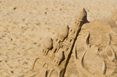 Sand castle. clipart