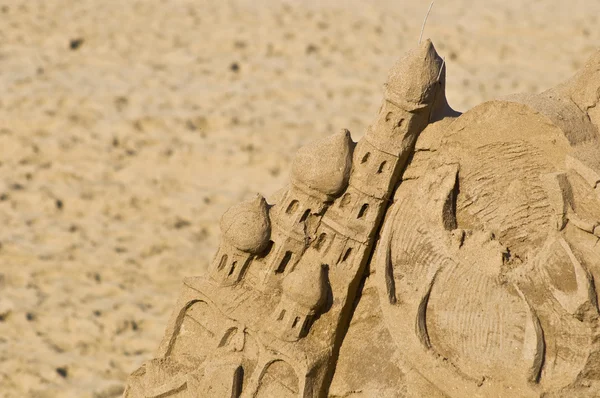 Песчаный замок. — стоковое фото