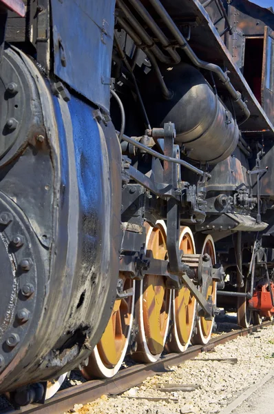 Старий пар локомотив — стокове фото