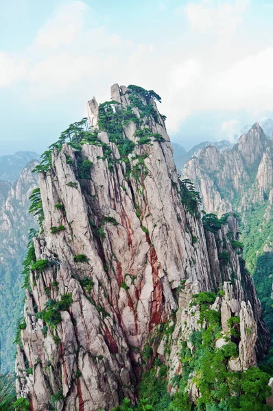 Huangshan sbirciare nelle montagne cinesi — Foto Stock