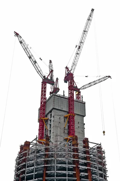 Arranha-céus em construção — Fotografia de Stock