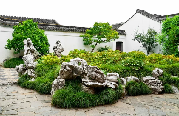 Grönt i kinesisk park — Stockfoto