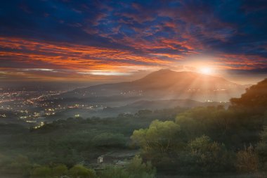 guanyin dağ sunrise, yeni taipei, Tayvan