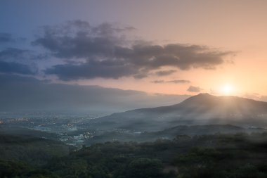 guanyin dağ sunrise, yeni taipei, Tayvan