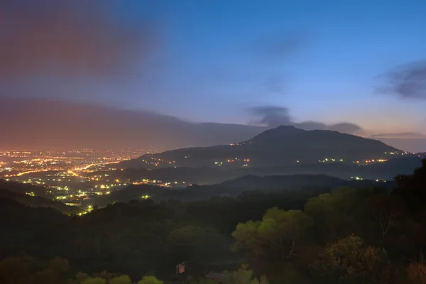 Guanyin Mountain Sunrise, the new Taipei, Taiwan — Stock Photo, Image