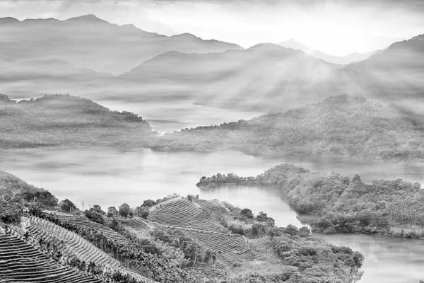 湖腰、 新台北，台湾的日落 — 图库照片