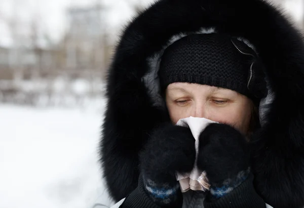 Erkältung und Grippe — Stockfoto