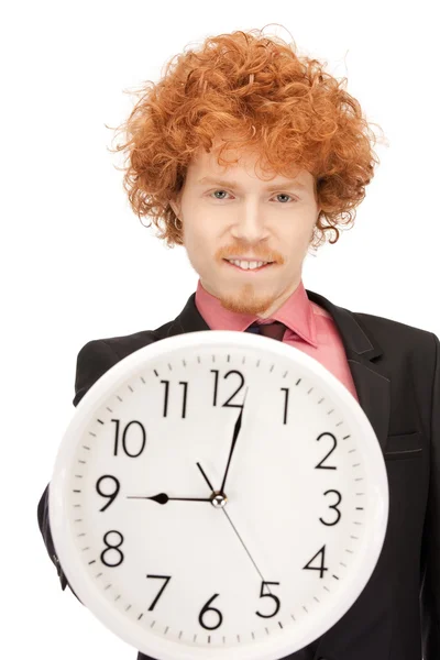 Homem com relógio — Fotografia de Stock