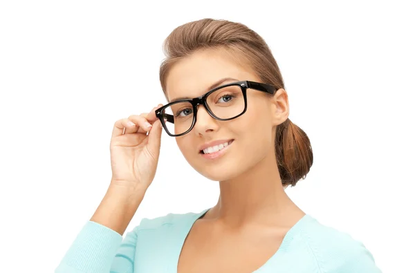 Lovely woman in spectacles Royalty Free Stock Photos