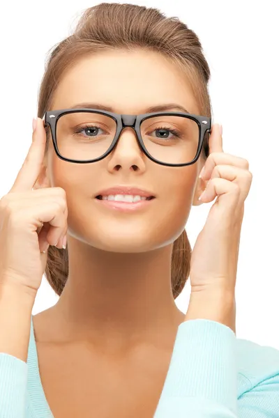 Lovely woman in spectacles Royalty Free Stock Images
