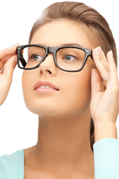 Lovely woman in spectacles — Stock Photo, Image