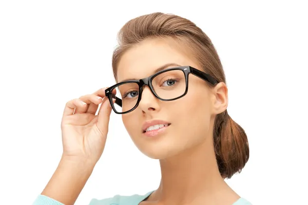 Lovely woman in spectacles — Stock Photo, Image