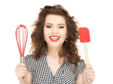 Lovely housewife clipart