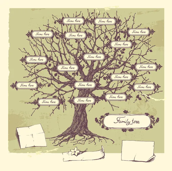 Family tree. — Stock Vector