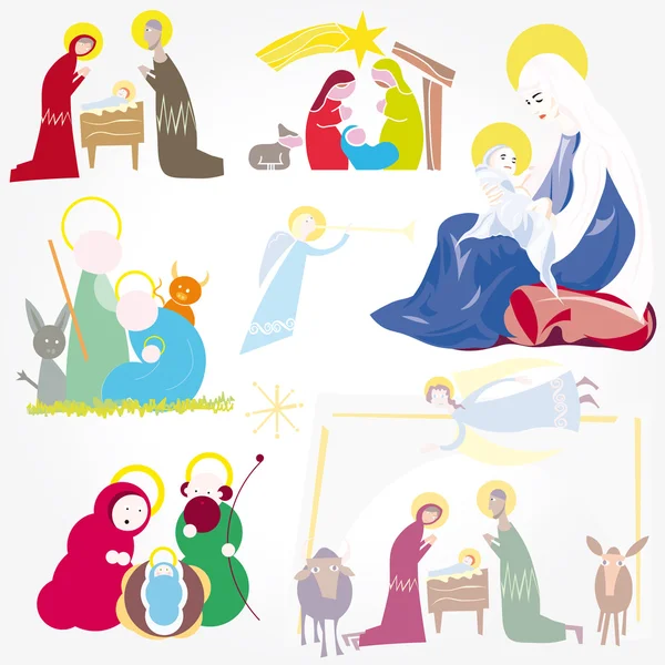 Illustration vector. Star of Bethlehem. Nativity — Stock Vector
