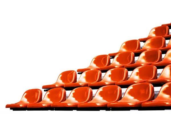 オレンジ色の観覧席 — ストック写真