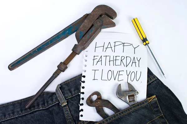 stock image Note for dad in Father day