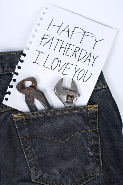 stock image Note for dad in Father day