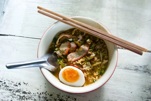 stock image Native Thai style of noodle with egg