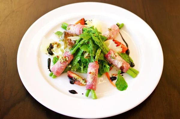 Ham rolled Asparagus — Stock Photo, Image