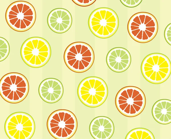 Padrão de citrinos — Vetor de Stock