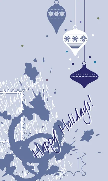 Décoration vectorielle de Noël — Image vectorielle