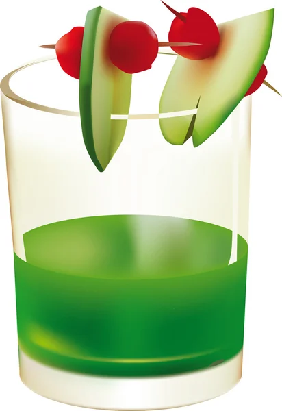 Зеленый напиток — стоковый вектор