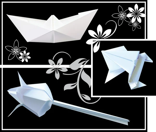 Origami — Stockový vektor