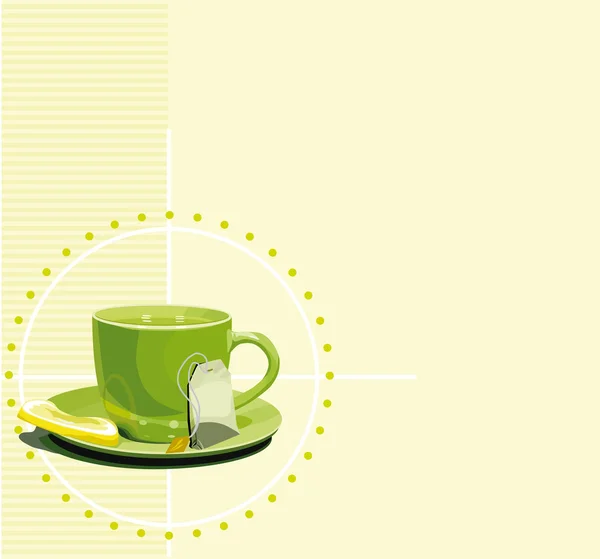 绿茶 绿茶 — 图库矢量图片