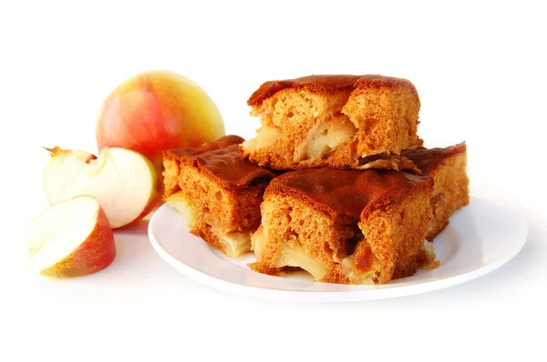 Яблучний пиріг — стокове фото