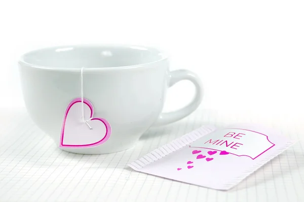 Chá romântico para você — Fotografia de Stock