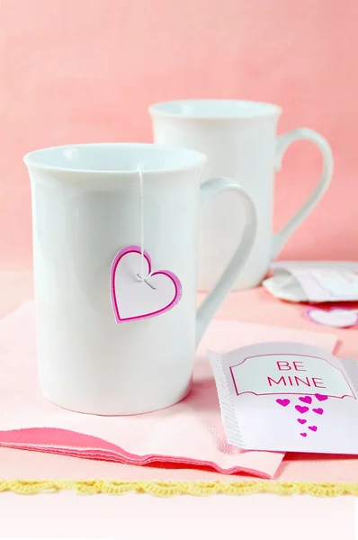 Romantische thee voor twee — Stockfoto