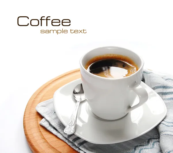 Koffie (gemakkelijk te verwijderen van de tekst) — Stockfoto
