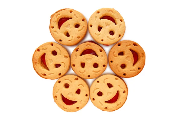 Sweet round cookie — Stock Photo, Image