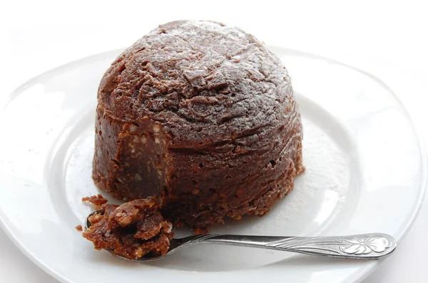 Шоколадний десерт з меленими горіхами — стокове фото