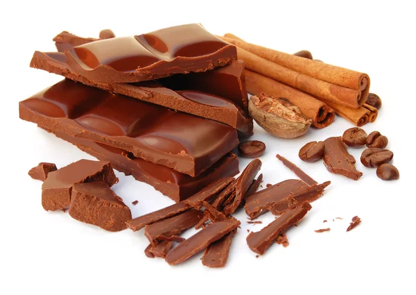 Chocolate roto —  Fotos de Stock