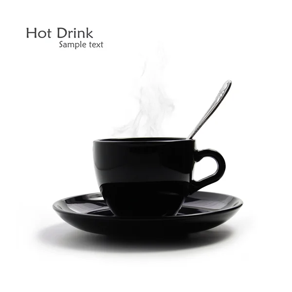 Taza de café con vapor — Foto de Stock
