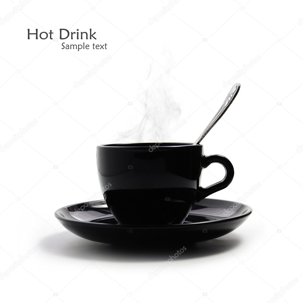 Coffee cup with steam