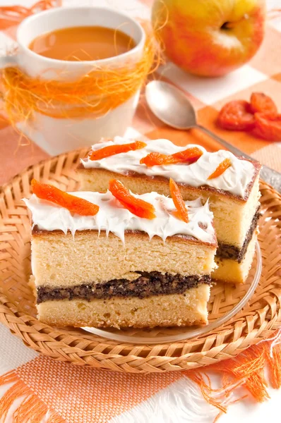 Mákos torta — Stock Fotó