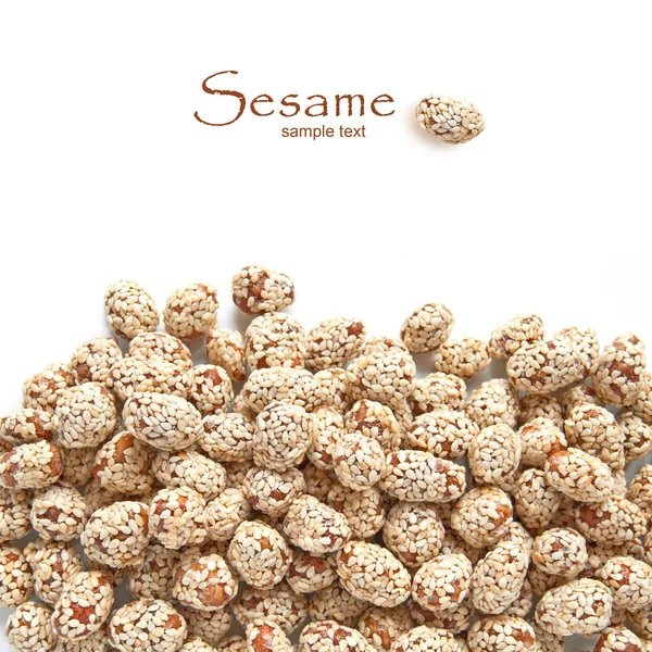 Erdnuss und Sesam — Stockfoto