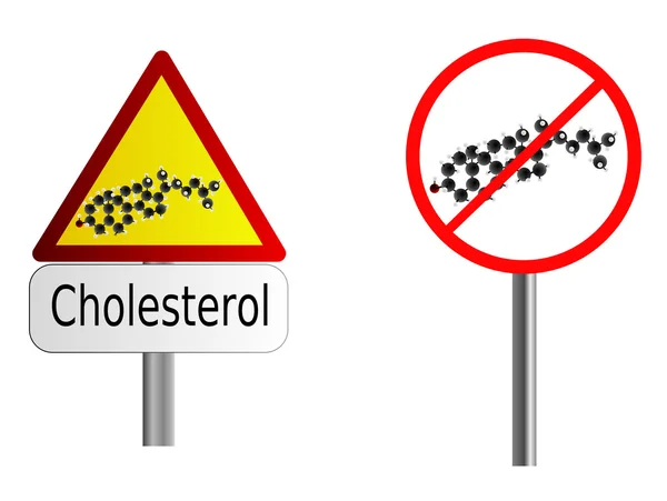 Geen meer cholesterol — Stockfoto