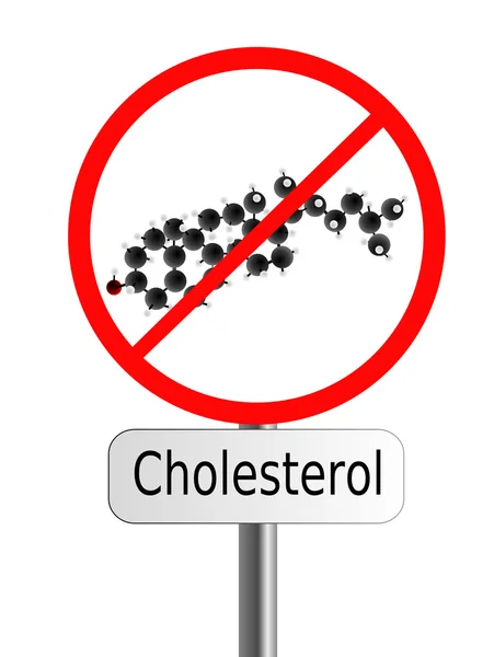 Geen meer cholesterol — Stockfoto