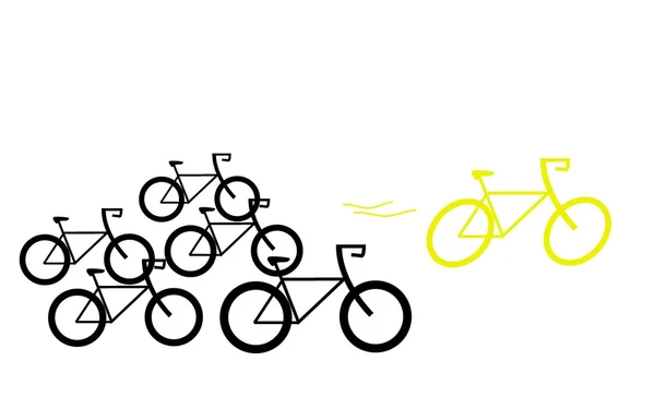 Велосипедный спорт — стоковое фото