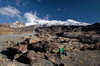 mount ruapehu, yetersiz peyzaj