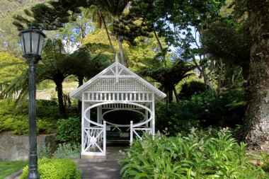 Pavillon in the Botancial Garden in Wellington clipart